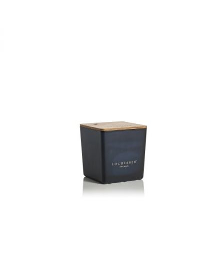 Candle in glass blue mat Venetiae