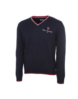 KNIT SWEATER WITH ELBOW PATCHES Tonino Lamborghini