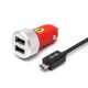 зарядно за кола с два USB изхода - FERRARI